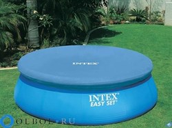 Тент для бассейна с верхним надувным кольцом 396 см Intex 28026 - фото 102609