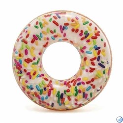 Надувной круг Пончик с глазурью Intex 56263 99 см 9+ - фото 103438