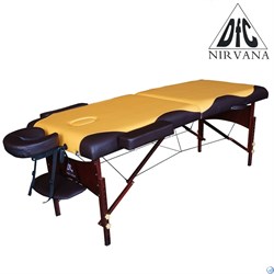 Массажный стол DFC NIRVANA, Relax, дерев. коричн.ножки, цвет горчичный с коричневым TS20112_MB - фото 107626