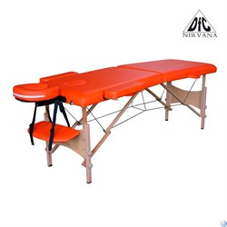 Массажный стол DFC NIRVANA, Optima, дерев. ножки, цвет оранжевый (Orange), TS20110S_Or - фото 108864