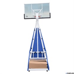 Баскетбольная мобильная стойка DFC STAND72G PRO 180x105см стекло 12мм - фото 111011