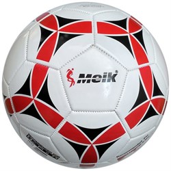 Мяч футбольный "Meik-2000" 3-слоя PVC 1.6, 300 гр, машинная сшивка R18018 - фото 114113