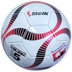 Мяч футбольный "Meik-2000" 3-слоя PVC 1.6, 300 гр, машинная сшивка R18020 - фото 114115