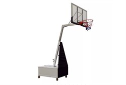 Баскетбольная мобильная стойка DFC STAND50SG 127X80CM поликарбонат - фото 115515