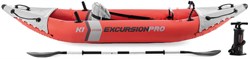 Надувная лодка / байдарка Excursion Pro K1 Intex 68303 + насос и весла (305х91 см) - фото 115748
