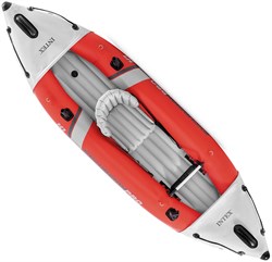 Надувная лодка / байдарка Excursion Pro K1 Intex 68303 + насос и весла (305х91 см) - фото 115750