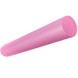 E39106-4 Ролик для йоги полумягкий Профи 90x15cm (розовый) (ЭВА) - фото 118438