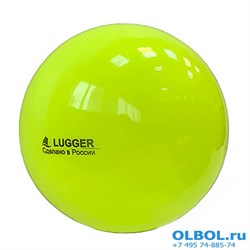 Мяч для художественной гимнастики однотонный, d=15 см (желтый) - фото 119031