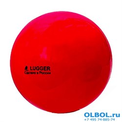 Мяч для художественной гимнастики однотонный, d=15 см (красный) - фото 119035