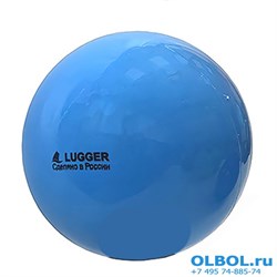 Мяч для художественной гимнастики однотонный, d=15 см (небесный) - фото 119036