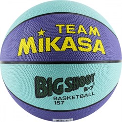 Мяч баскетбольный "MIKASA 157-PA" р.7, резина - фото 120623