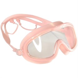E33161-3 Очки полумаска для плавания взрослая (силикон) (розовые) - фото 120735