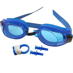 Очки для плавания юниорские (темно синие) E36870-3 - фото 120799