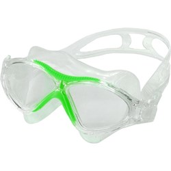 Очки маска для плавания взрослая (зеленые) E36873-6 - фото 120815