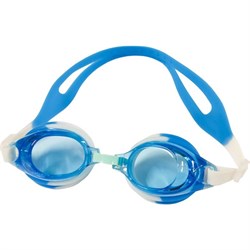Очки для плавания (бело/голубые) E36884 - фото 120819