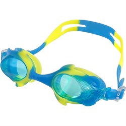 R18166-3 Очки для плавания детские/юниорские (голубой/желтый) - фото 120895