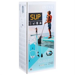 Intex 68241 Доска надувная / SUP-доска для плавания с насосом и веслом (244х76х13см) - фото 123300