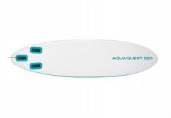 Sup-доска для плавания 68242 "Aqua Quest 320" 320x81x15см, насос, весло, лиш, сумка - фото 123788