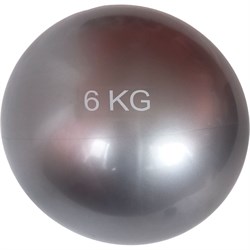 MB6 Медбол 6 кг., d-20см. (серебро) (E41881) - фото 123937
