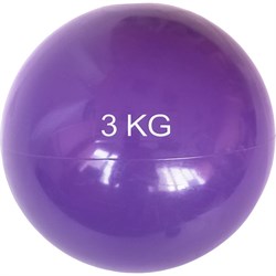MB3 Медбол 3 кг., d-15см. (фиолетовый) (E41878) - фото 123943