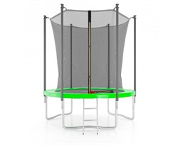 Батут с защитной сеткой DFC JUMP4FUN 6 ft зеленый с лестницей - TRA22FUJ4F-603 - фото 129905