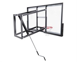 Баскетбольный щит DFC со съёмным регулятором высоты, стекло 8 мм, 152 х 80 см / TG8MM152 - фото 131381