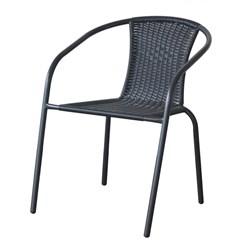 Комплект мебели Асоль LRC03/LRT03-60x60 Black (2+1) - фото 136150