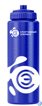 Спортивная бутылка Азурит / Кунцит S12-1000, синий - фото 88444