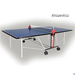 Всепогодный теннисный стол Donic Outdoor Roller FUN синий 230234-B - фото 90942