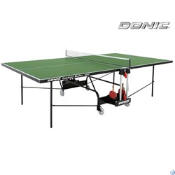 Всепогодный теннисный стол Donic Outdoor Roller 400 зеленый 230294-G - фото 90952