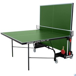 Всепогодный теннисный стол Donic Outdoor Roller 400 зеленый 230294-G - фото 90954