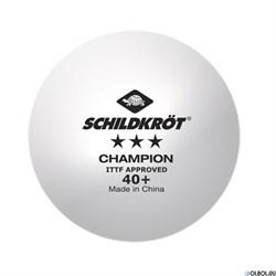 Мячики для н/тенниса DONIC Champion 3* (120 шт) 608542 - фото 91030