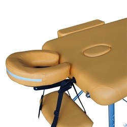 Массажный стол DFC NIRVANA, Elegant LUXE, 186х70х4 см, алюм. ножки, цвет горчичный (Mustard),  TS2010_M - фото 93026