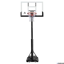 Баскетбольная мобильная стойка DFC STAND44PVC1 110x75cm ПВХ винт.регулировка - фото 93754
