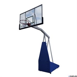 Баскетбольная мобильная стойка DFC STAND72G PRO 180x105см стекло 12мм - фото 93812