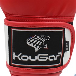 Перчатки боксерские KouGar KO200 красные - фото 96095