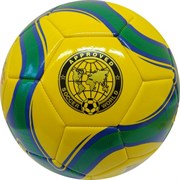 Мяч футбольный "MK-307" (желтый), PVC 2.3, 340 гр, машинная сшивка R18026-3