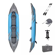 Надувная байдарка Surge Elite X2 Kayak Bestway 65144 + ал.весла, руч.насос (382х94м)