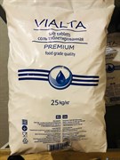 Соль таблетированная VIALTA (PREMIUM QUALITY) 25кг 99.5-99.8% (Россия)