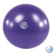 Мяч гимнастический + массажный BB010-30 (75см, с насосом, фиолетовый)