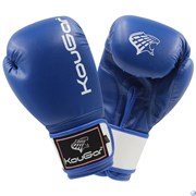 Перчатки боксерские KouGar KO300 синие 14 oz Синий