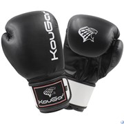 Перчатки боксерские KouGar KO400 черные 14 oz Черный