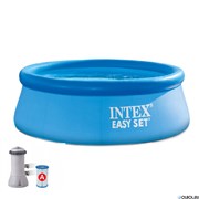 Надувной бассейн Intex 28132 + фильтр-насос (366х76м)