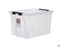 Ящик пластиковый с крышкой "RoxBox" 70 л, прозрачный 400x360x600 см - фото 104745