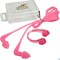 Комплект для плавания беруши и зажим для носа (розовые)  C33555-2 - фото 104948