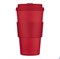 Кофейный эко-стакан 500 мл Красный рассвет - фото 105484