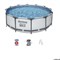 Круглый каркасный бассейн Steel Pro MAX Bestway 56418 +насос фильтр, лестницы (366х100) - фото 106445