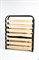 Раскладушка с матрасом Аврора ПЛЮС 90 с рег.  подголовником (200x90x39) - фото 110092