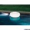 Надувной плавающий Пуфик Intex 68697 с LED-подсветкой, 86х33см, белый - фото 113176