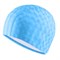 Шапочка для плавания ПУ одноцветная 3D (Голубой) B31517 - фото 113881